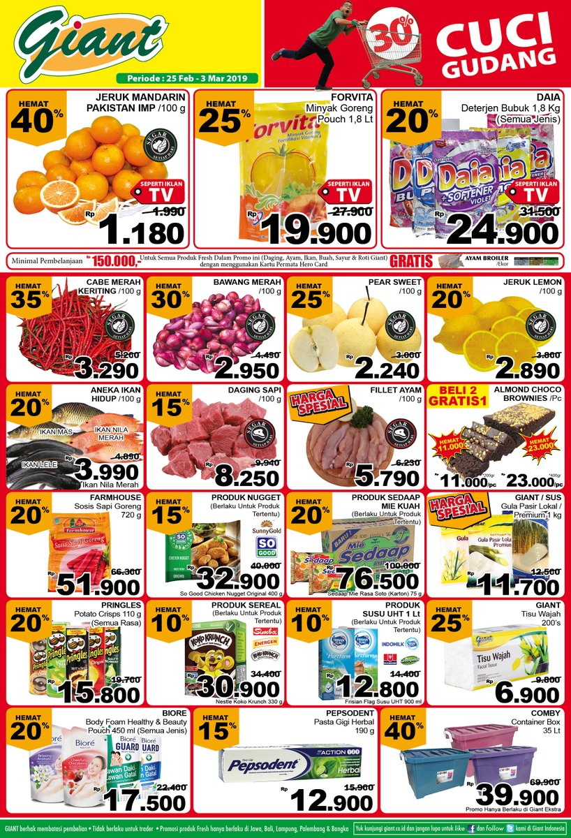 #Giant - #Promo #Katalog Periode 25 Feb - 03 Mar 2019 #Giant - #Promo #Katalog Periode 25 Feb - 03 Mar 2019