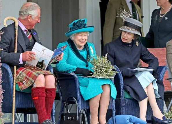 Queen Elizabeth is a patron of the Braemar Gathering, Prince Charles and Princess Anne. Highland Games Pavilion