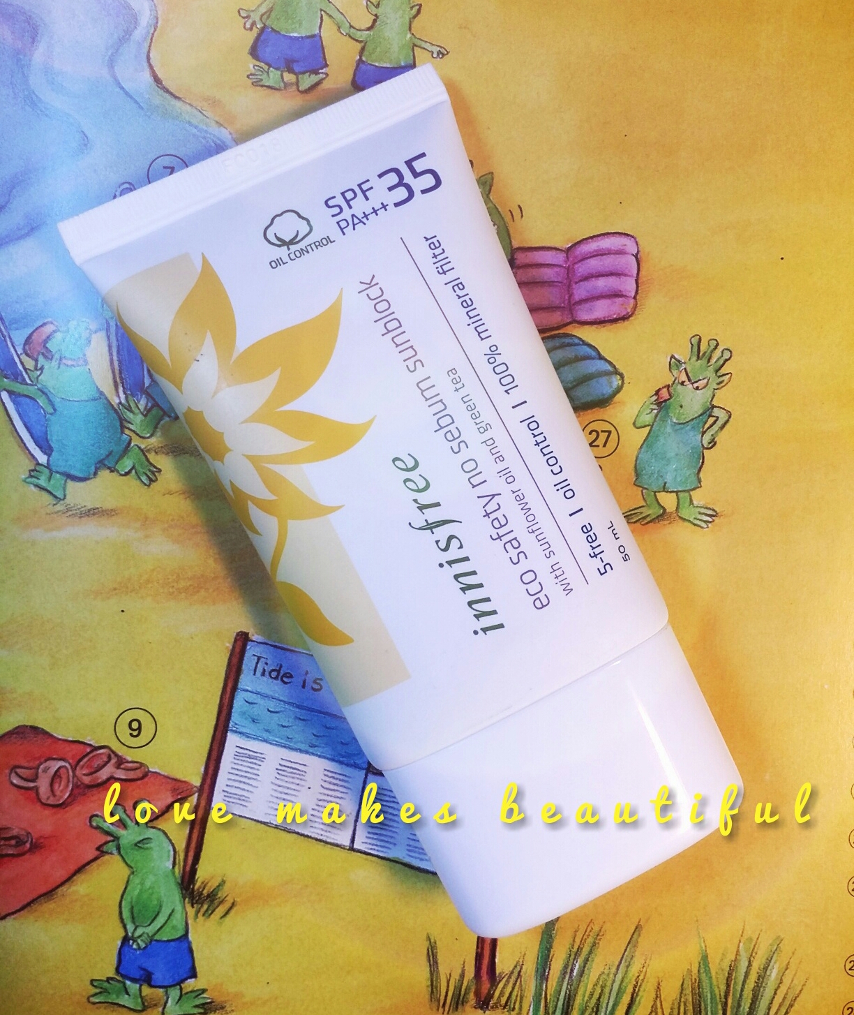 REVIEW Kem chống nắng Innisfree Eco Safety No Sebum Sunblock SPF 35