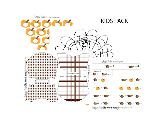 Kara s Party Ideas  I Am Thankful  Thanksgiving Dessert Table   Printable Package  - 57