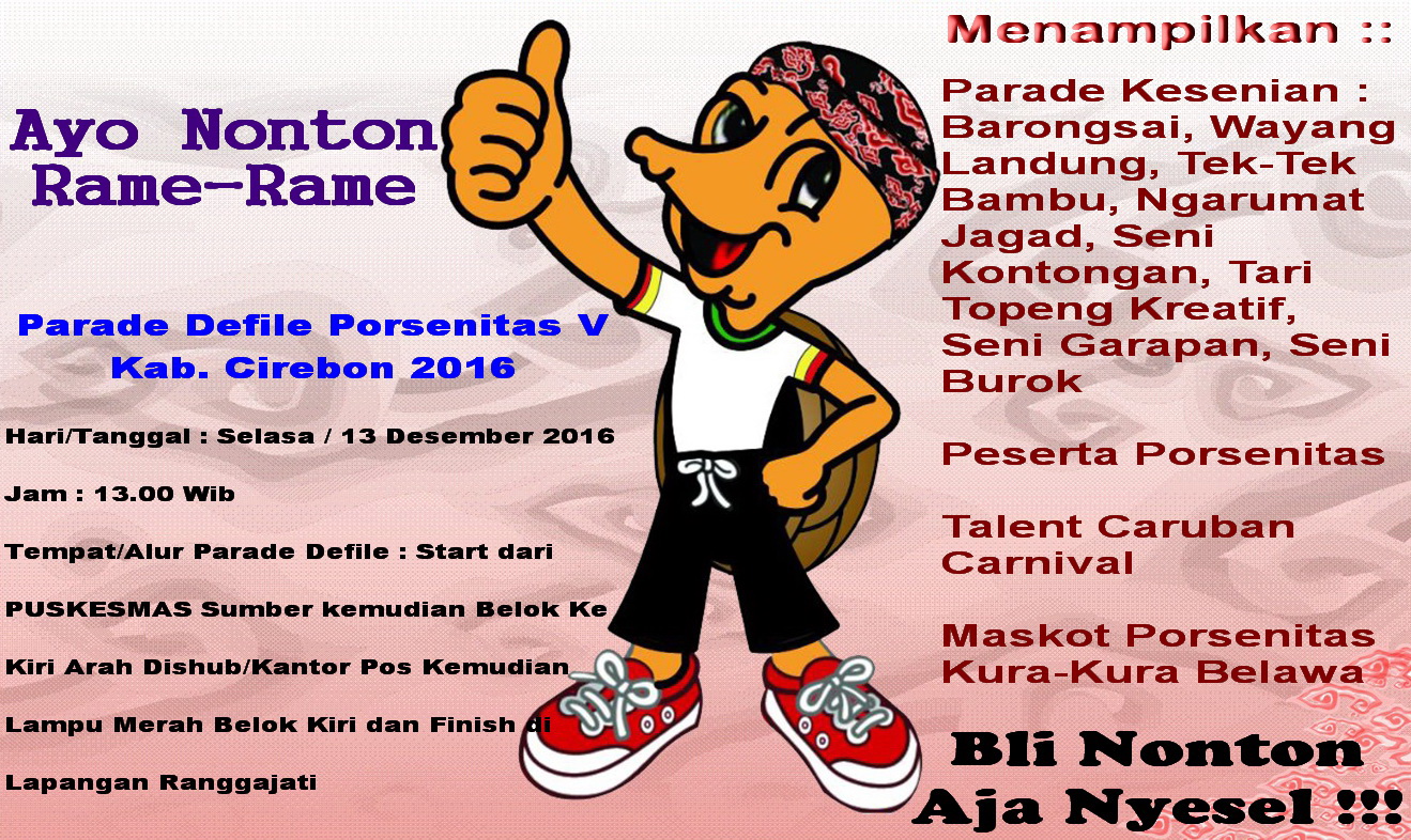 SAKSIKAN PARADE DEFILE PORSENITAS V KABUPATEN CIREBON 13