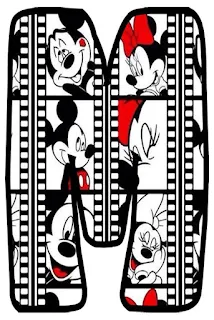 Divertido Abecedario de Mickey y Minnie. Mickey and Minnie Funny Abc.