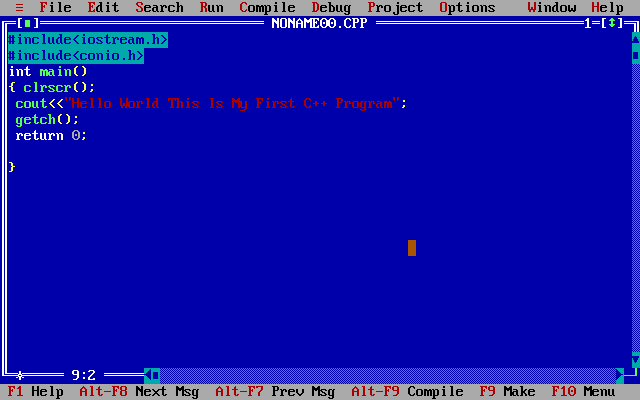 BeITExpert: Write a program to print a message in C++
