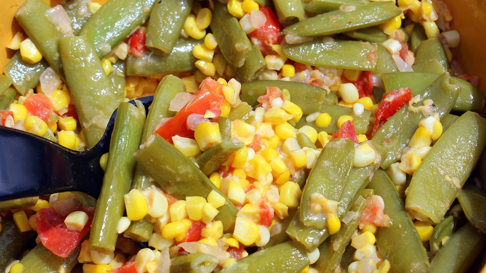 52 Ways to Cook Creamed Corn Succotash with Sugar Snap Peas 52