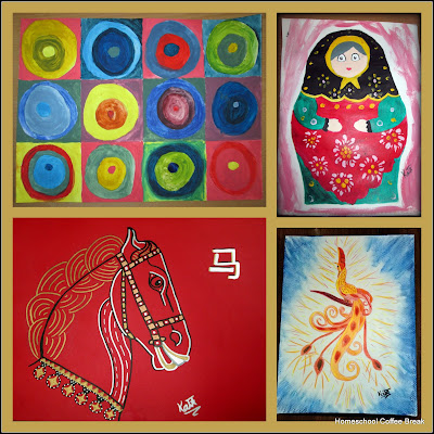 Art Resource Collection (Blogging Through the Alphabet) on Homeschool Coffee Break @ kympossibleblog.blogspot.com