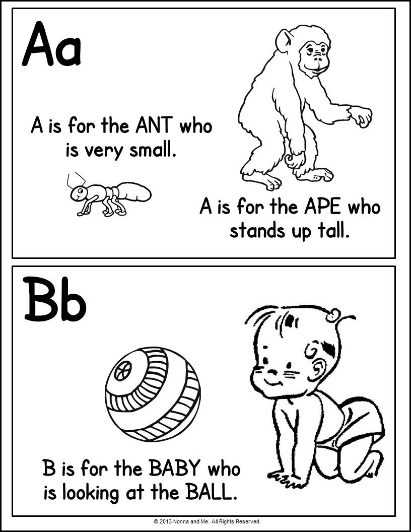 abc coloring pages for toddlers - photo #31