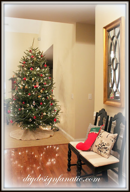 Christmas, Christmas tree, cottage,cottage style, farmhouse, farmhouse style, diyDesignFanatic.com