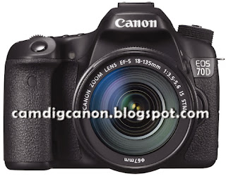 Harga dan Spesifikasi Lengkap Kamera DSLR Canon EOS 70D 
