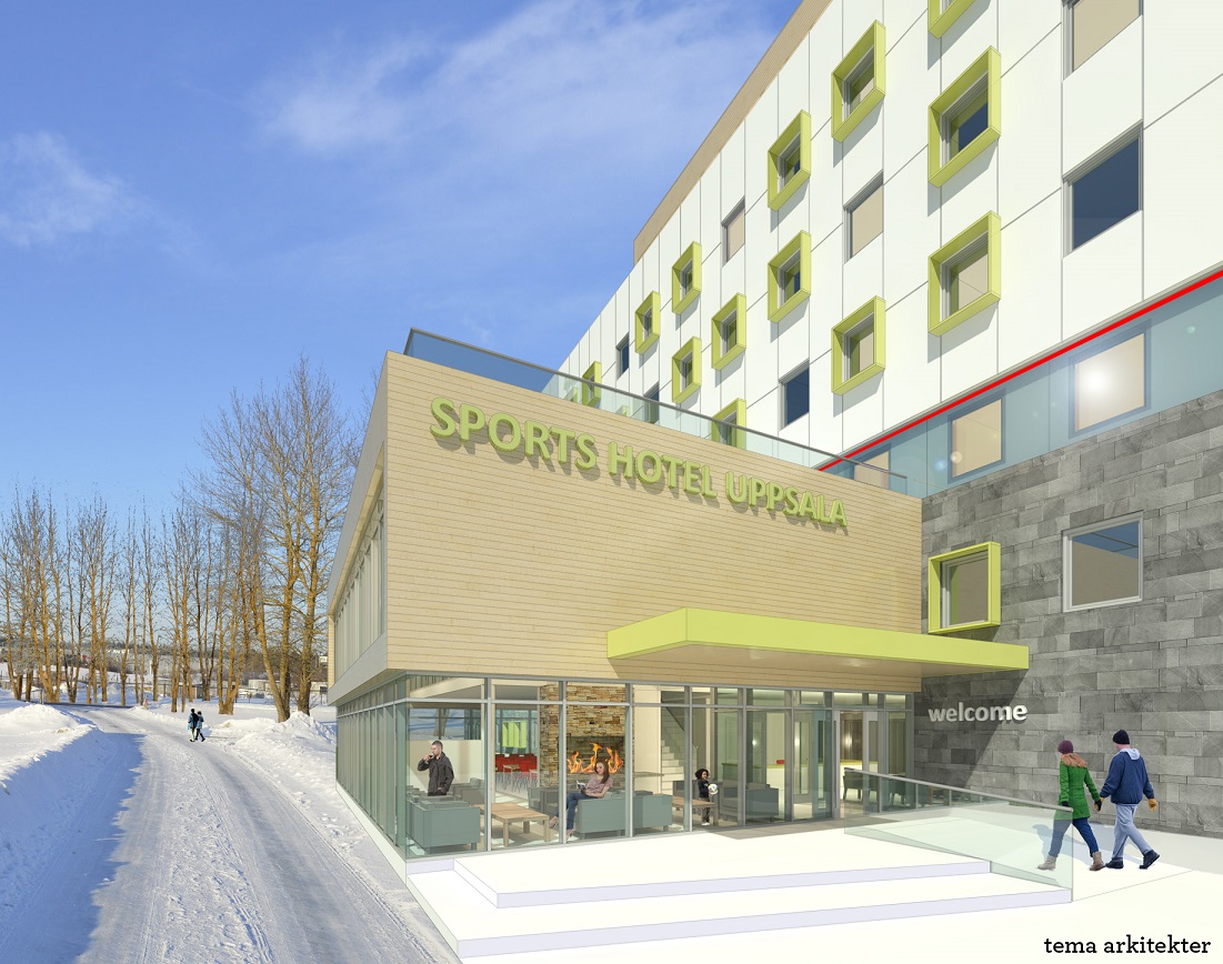 Sverige & Projekt Sporthotell Gränby sportfält