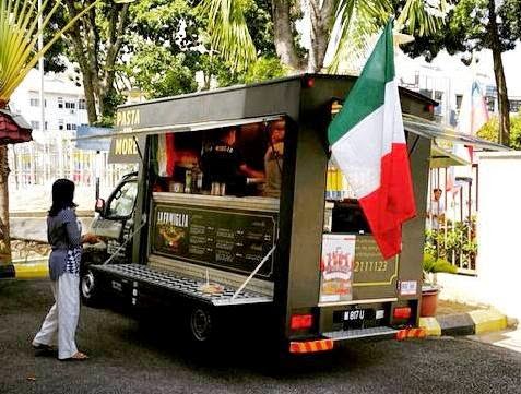 Mobile Kitchen Food Truck Kiosk Push Cart Stall Dll 