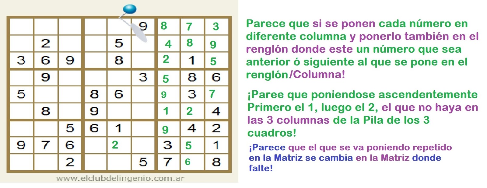 SOLVE YOUR SUDOKUS RESUELVE TUS SUDOKUS How Sudoku Works Como se