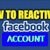 Reactivate My Facebook Account