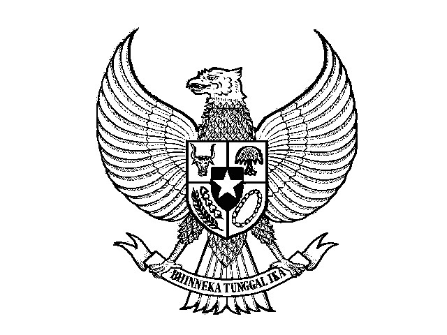 Macam Gambar Garuda Download Gratis Berwarna Hitam Putih Logo Arti