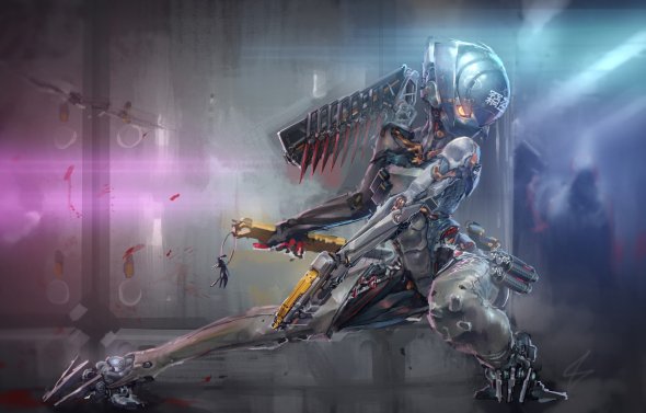 gas1 (tsm) artstation arte ilustrações ficção científica robôs cyberpunk