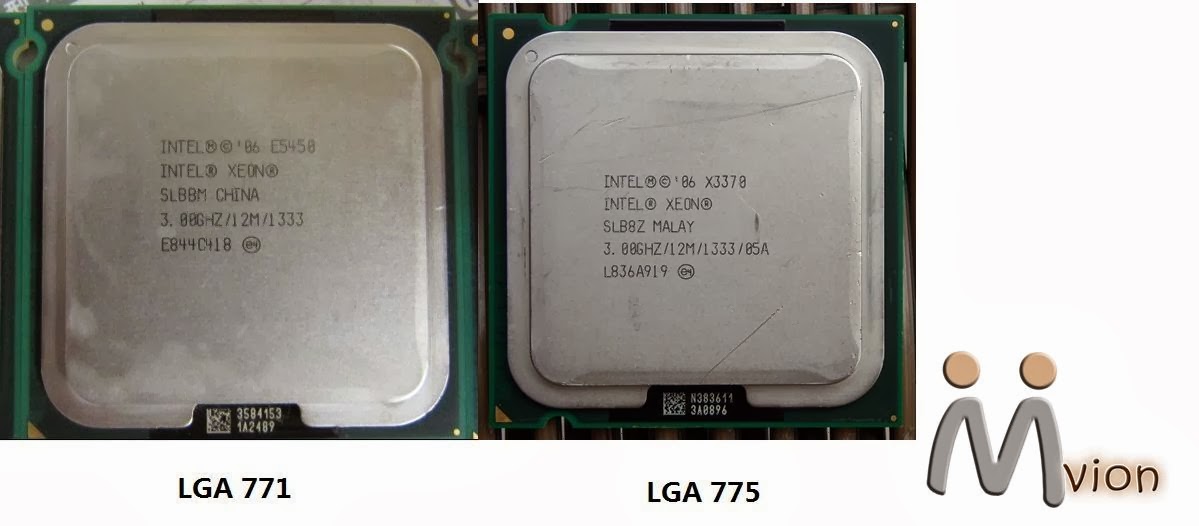 SpectroPC: MOD: Processador LGA 771 em Placa Mãe LGA 775