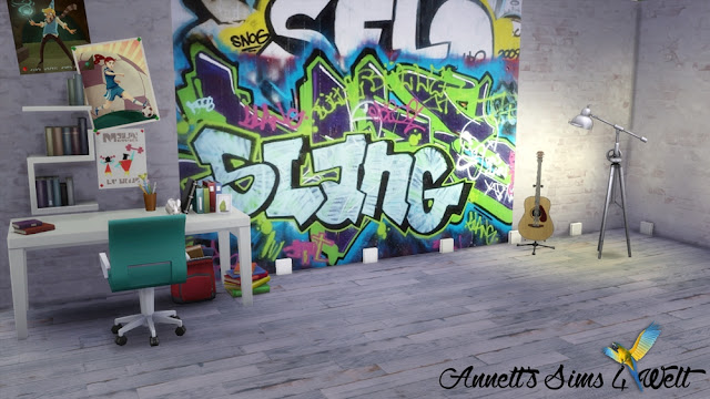 Annett’s Sims 4 Welt: Graffiti Walls