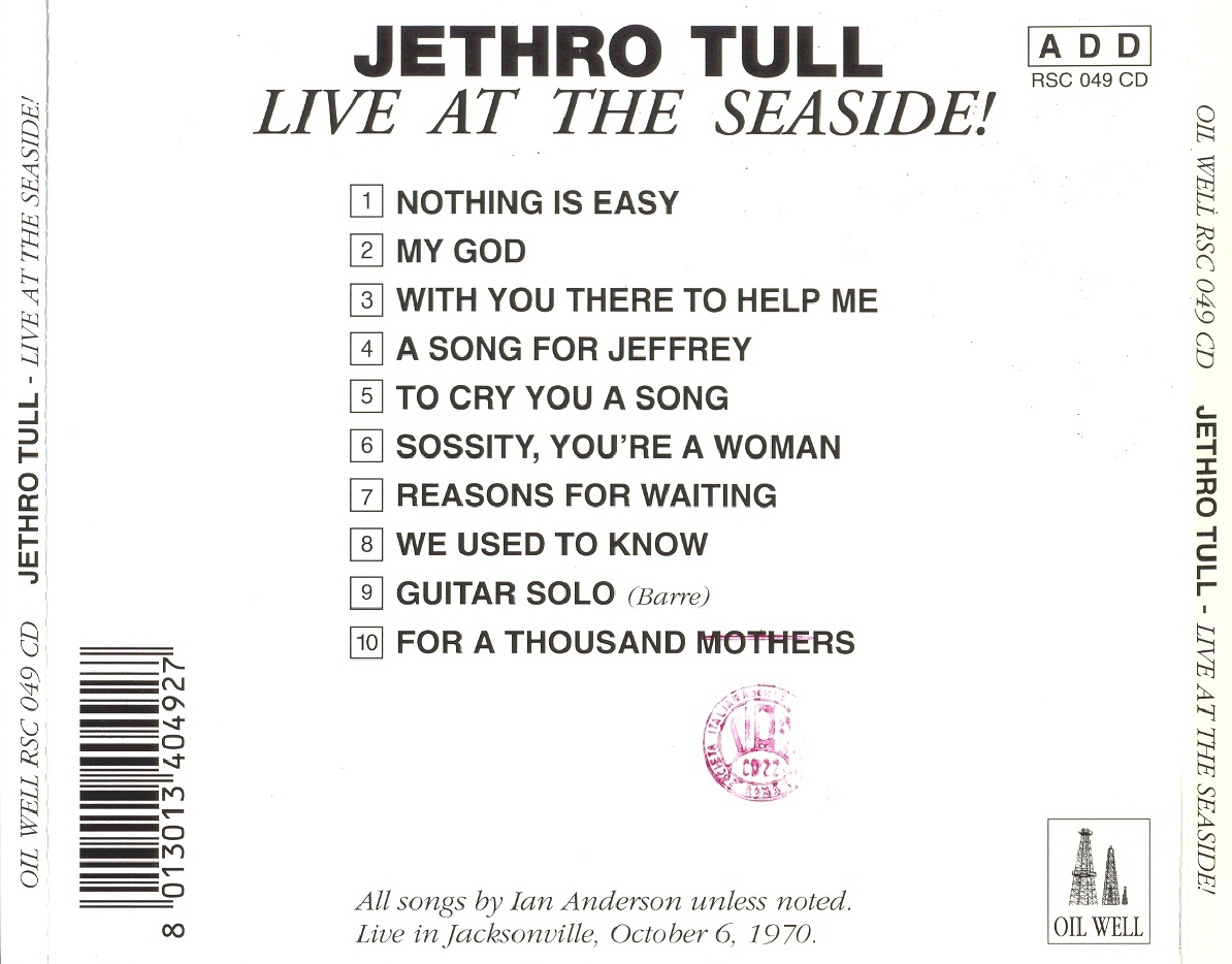 Jethro Tull - Live At The Seaside! 
