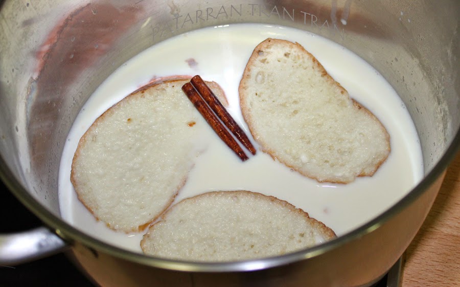 TORRIJAS DE LECHE, MIEL Y CANELA