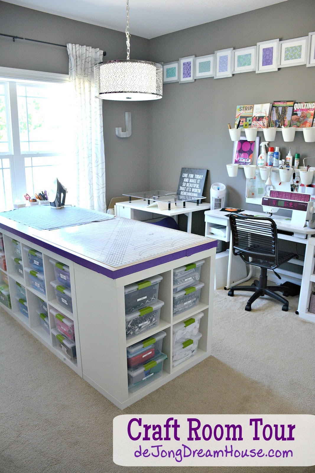 10 Craft Room Organization Ideas  I Love My Container Store Craft Room