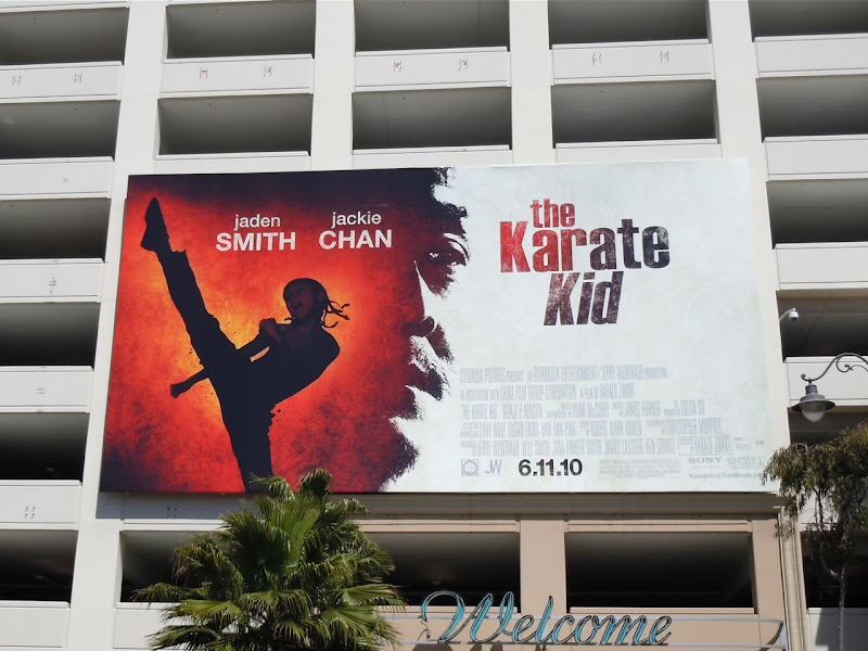 The Karate Kid movie remake billboard