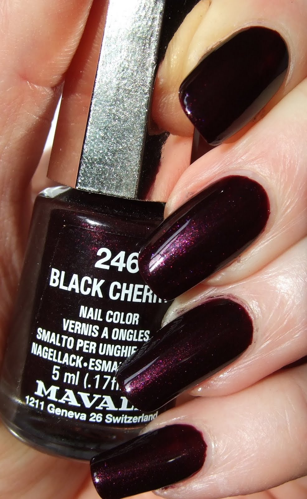 Polishtopia Mavala Black Cherry