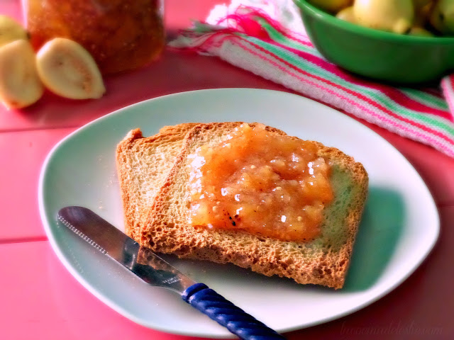 Homemade guava jam (from scratch) - lacocinadeleslie.com 