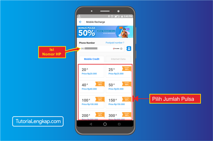tutorialengkap 3 cara beli pulsa online melalui akun dana di hape android