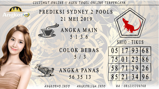 PREDIKSI SYDNEY 2 POOLS 21 MEI 2019 PREDIKSI SYDNEY 2 POOLS 21 MEI 2019