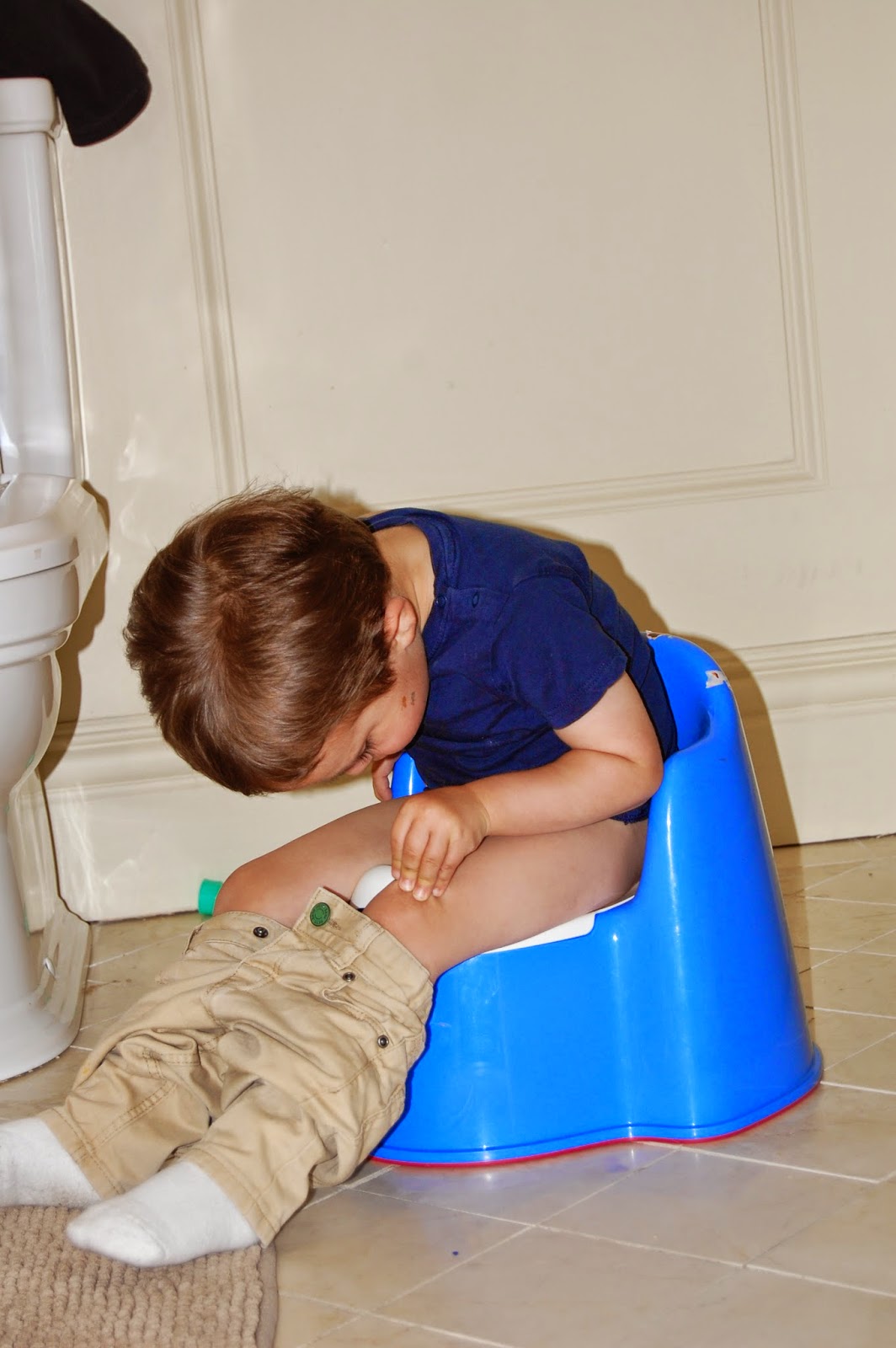 Leon Family Adventures Big boy potty time!