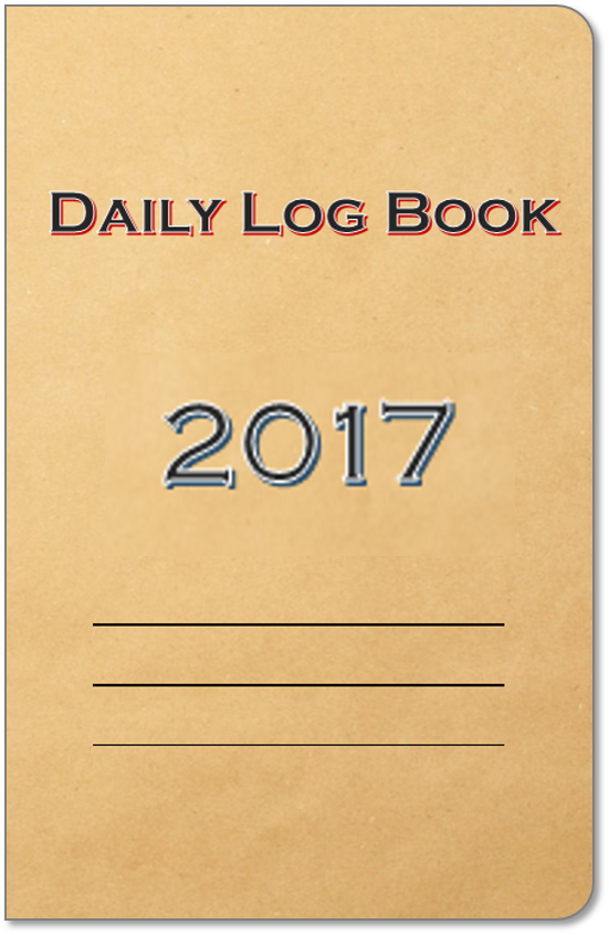My Life All in One Place A field notes log book/diary for 2017