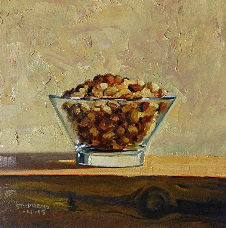 Daily Painting Mixed Nuts 7x7