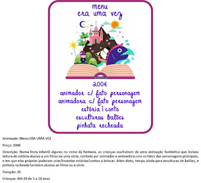 Animação Menu Era Uma Vez