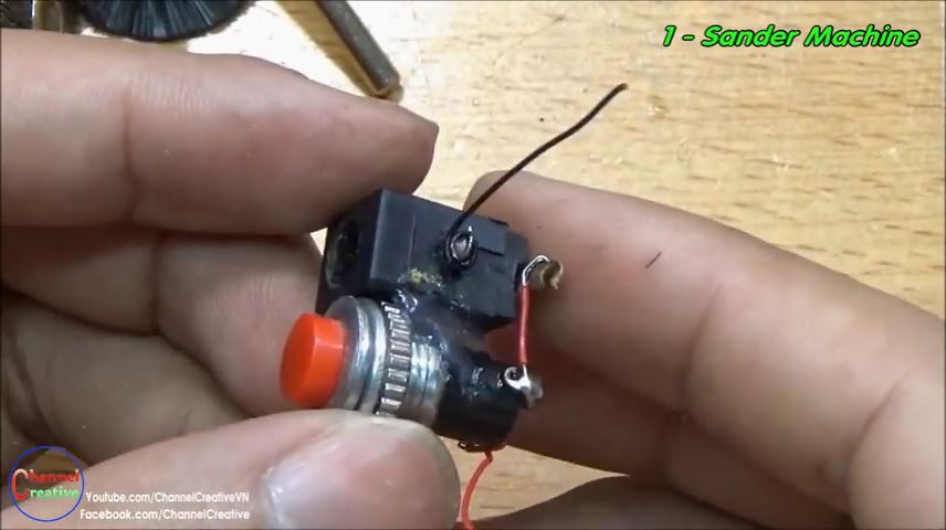 Cara Membuat Gerinda Mini dari Dinamo Mainan Tutorial