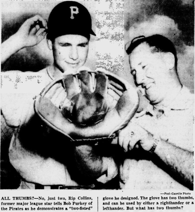 Vintage Ambidextrous Baseball Gloves