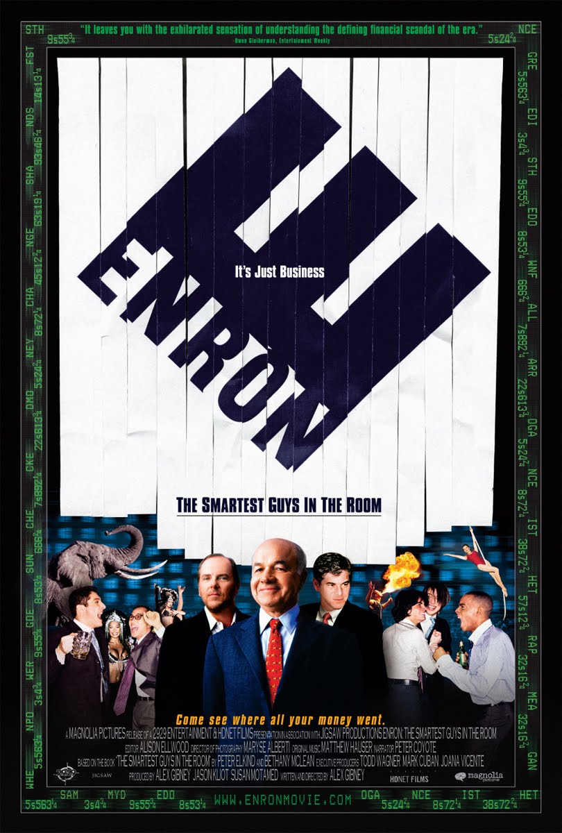 filmes sobre trading: Enron