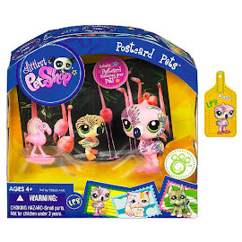 Littlest Pet Shop Postcard Pets Flamingo (#1438) Pet