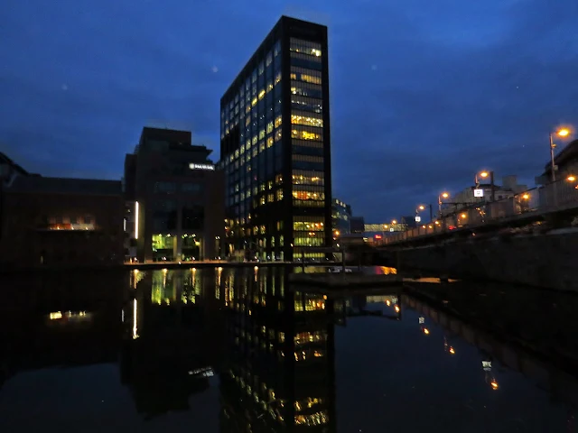 View of the Google Docks building from the Grand Canal