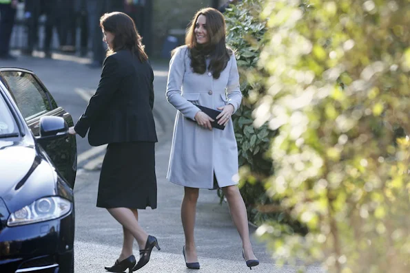 Catherine, Duchess of Cambridge attends coffee morning at Family Friends