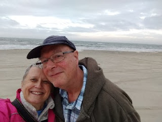 As We Go selfie at the beach