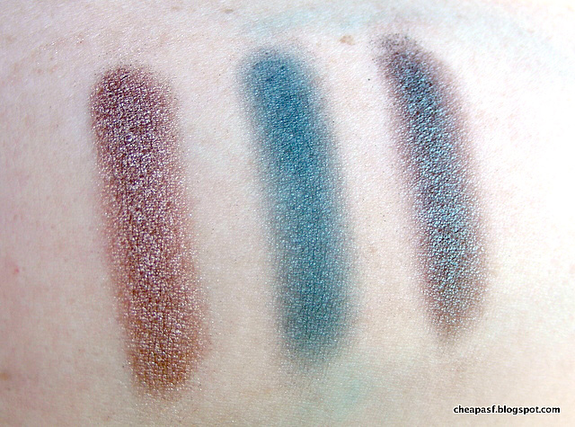 Swatches of Wet N Wild Limited Edition Color Icon Trio in Plain to the Bone