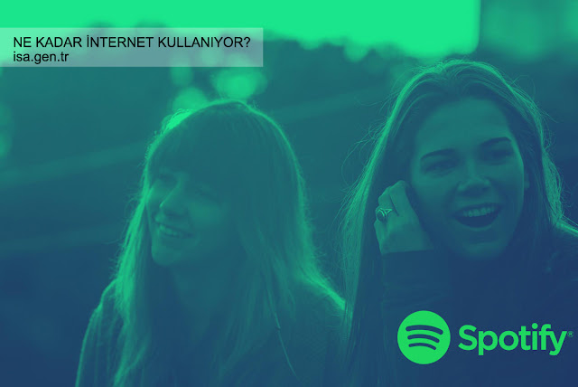 spotify internet kullanım oranı