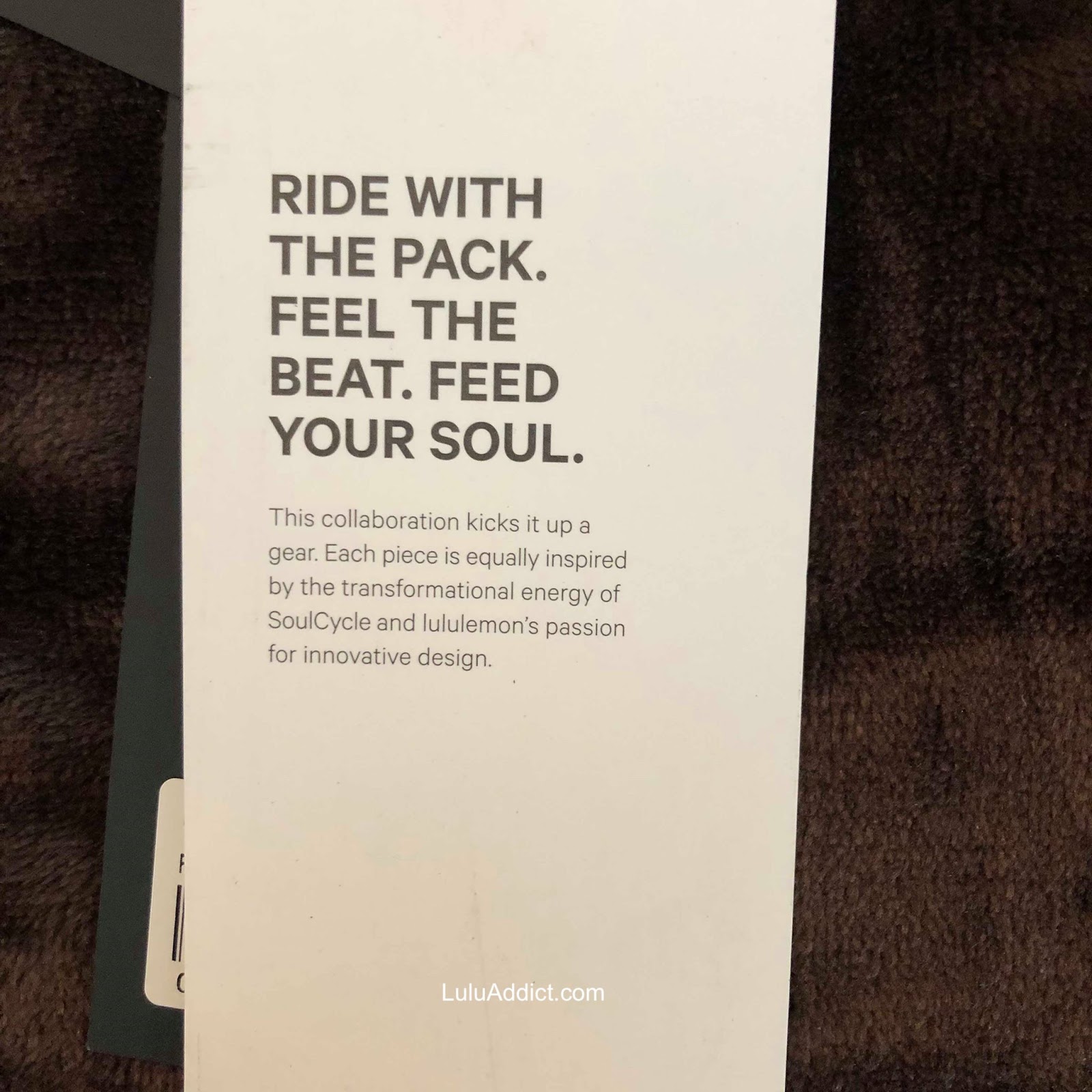 lululemon soulcycle collaboration