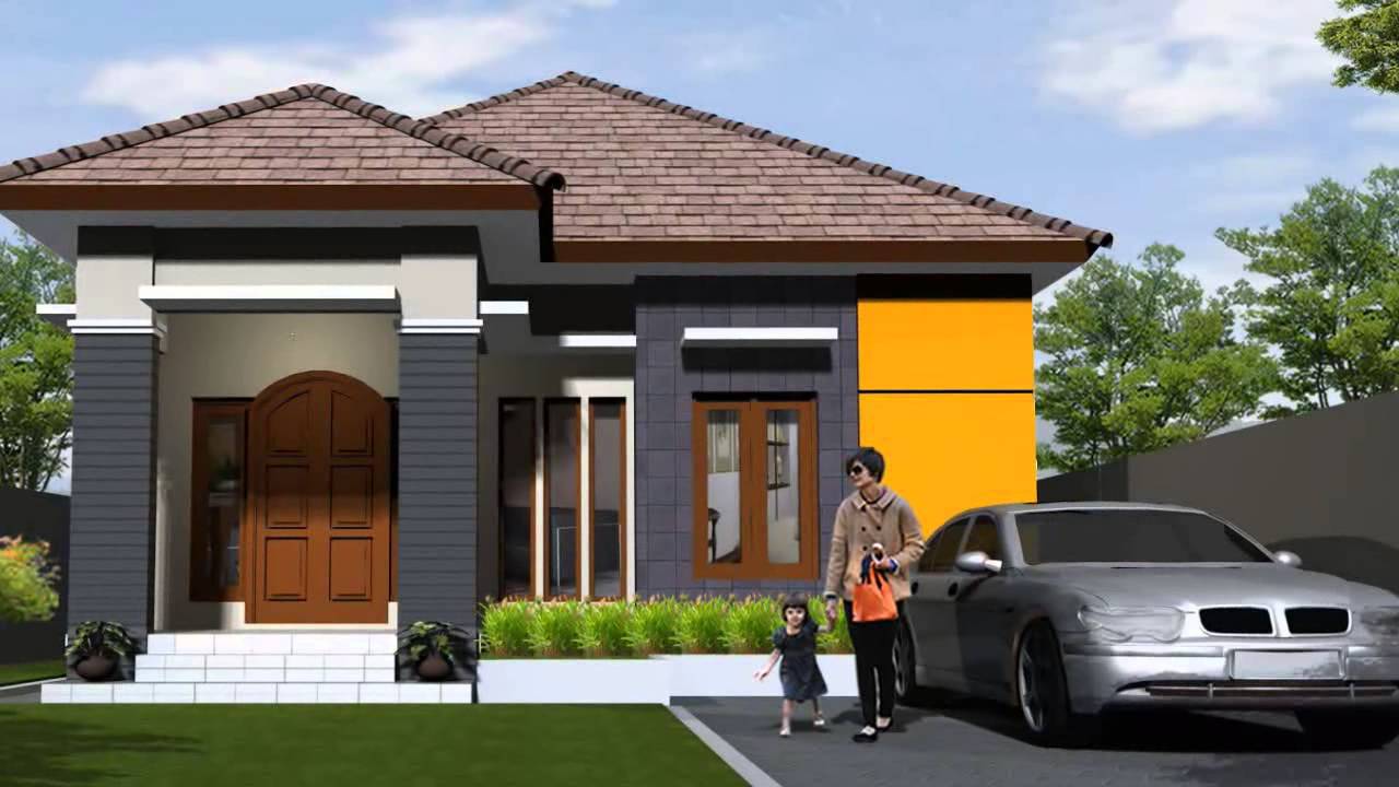 Desain Rumah Minimalis Satu Lantai Tanpa Pagar