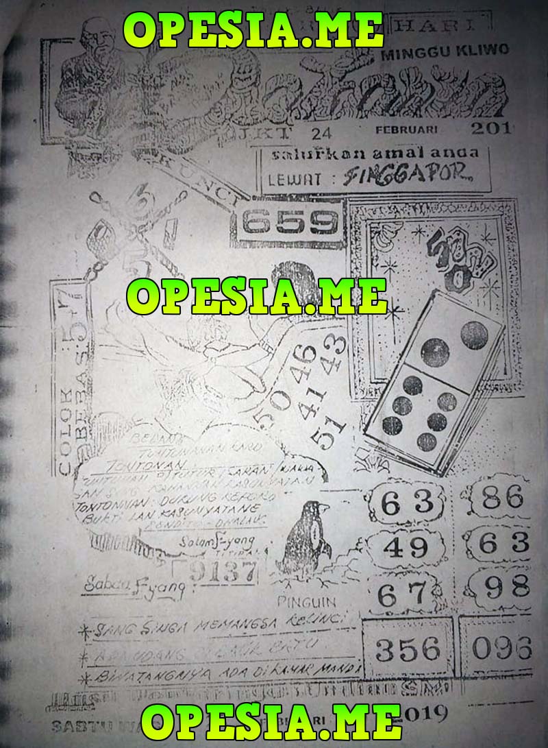 Togel Jawa Minggu 24 Februari 2019 Okekode