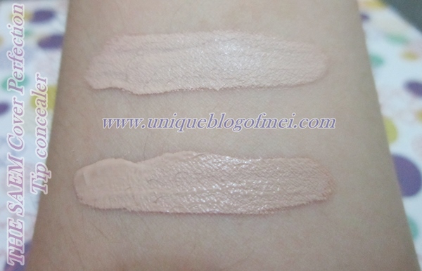 THE SAEM Cover Perfection Tip Concealer swatches