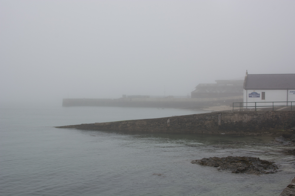 North Wales Snowdonia Photo Diary holyhead harbour marina mist