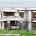 4 bedroom Flat Roof design in 2500 sq.ft.