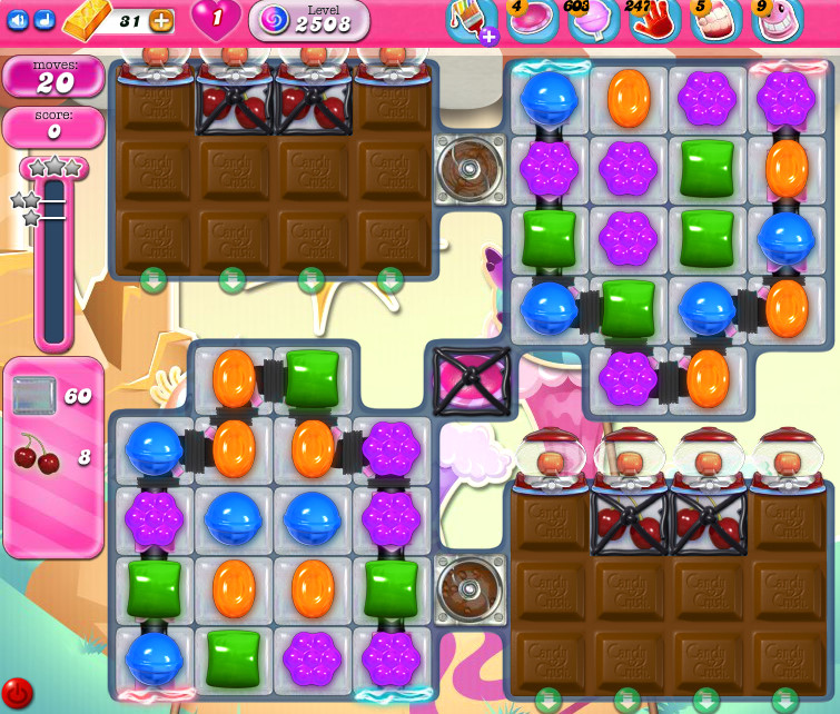 Candy Crush Saga level 2508 Candy Crush Saga level 2508