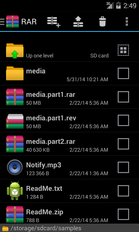 WinRAR for Android v5.20 bluid 26 APK