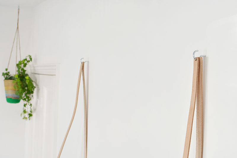 Diy Easy Leather Strap Shelf Burkatron
